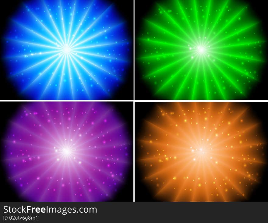 Set colorful background. Vector illustration. Set colorful background. Vector illustration