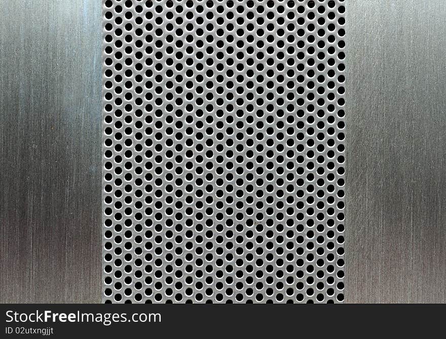 Pattern of metal template background