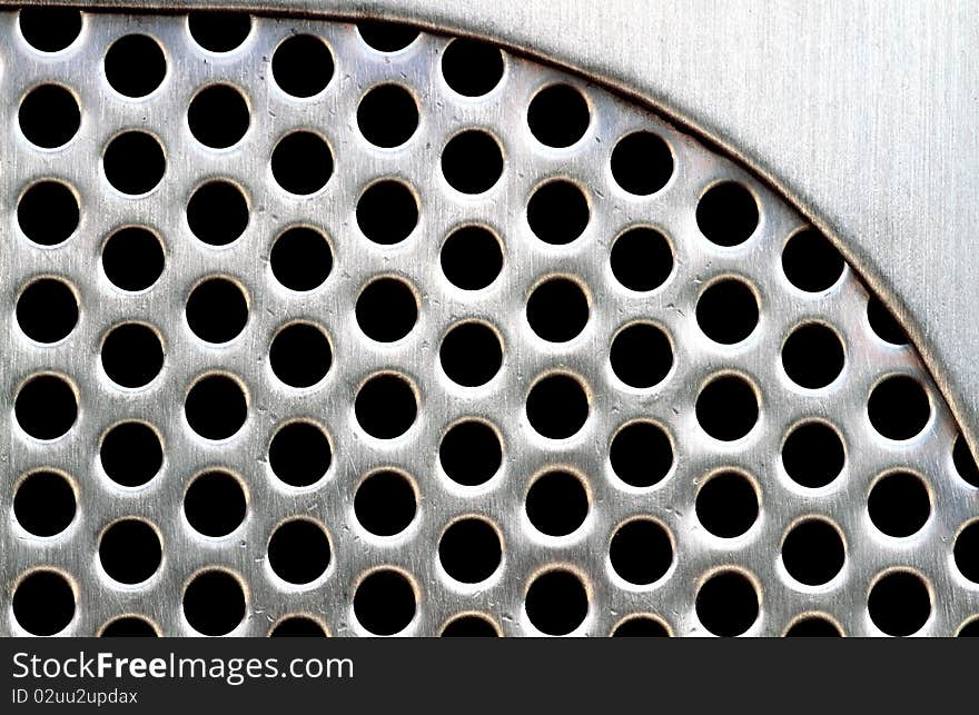 Pattern of metal template background