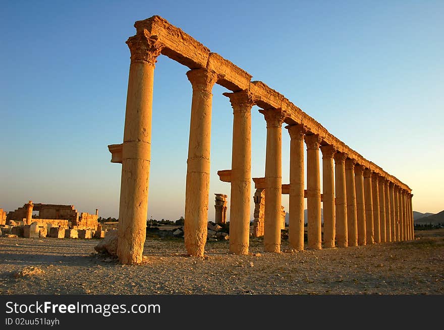 Site Of Palmyra Syria