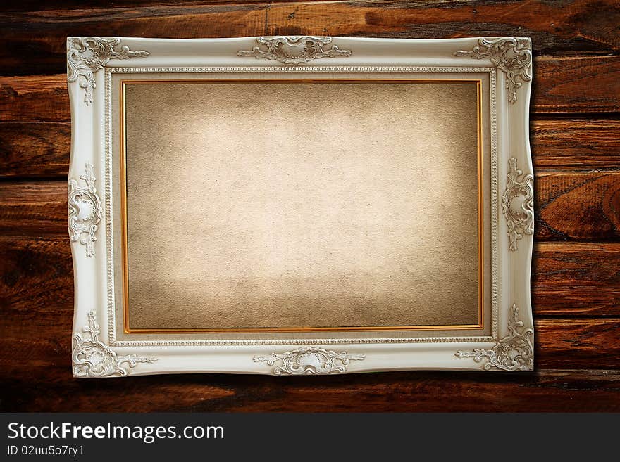 Vintage Paper With Photo Frame