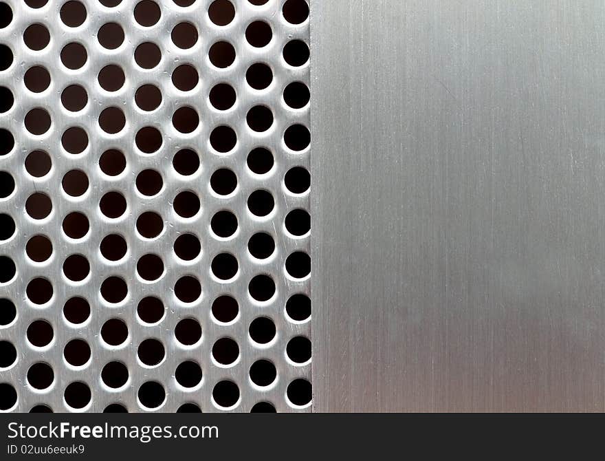 Pattern of metal template background