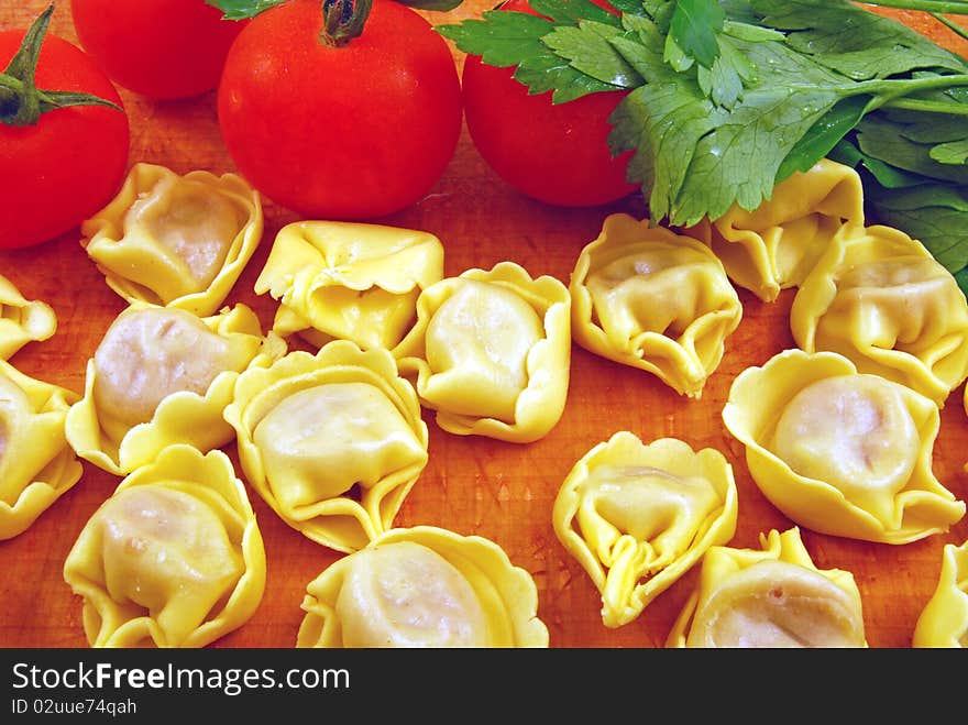 Tortellini Stuffed With Meat Sauce