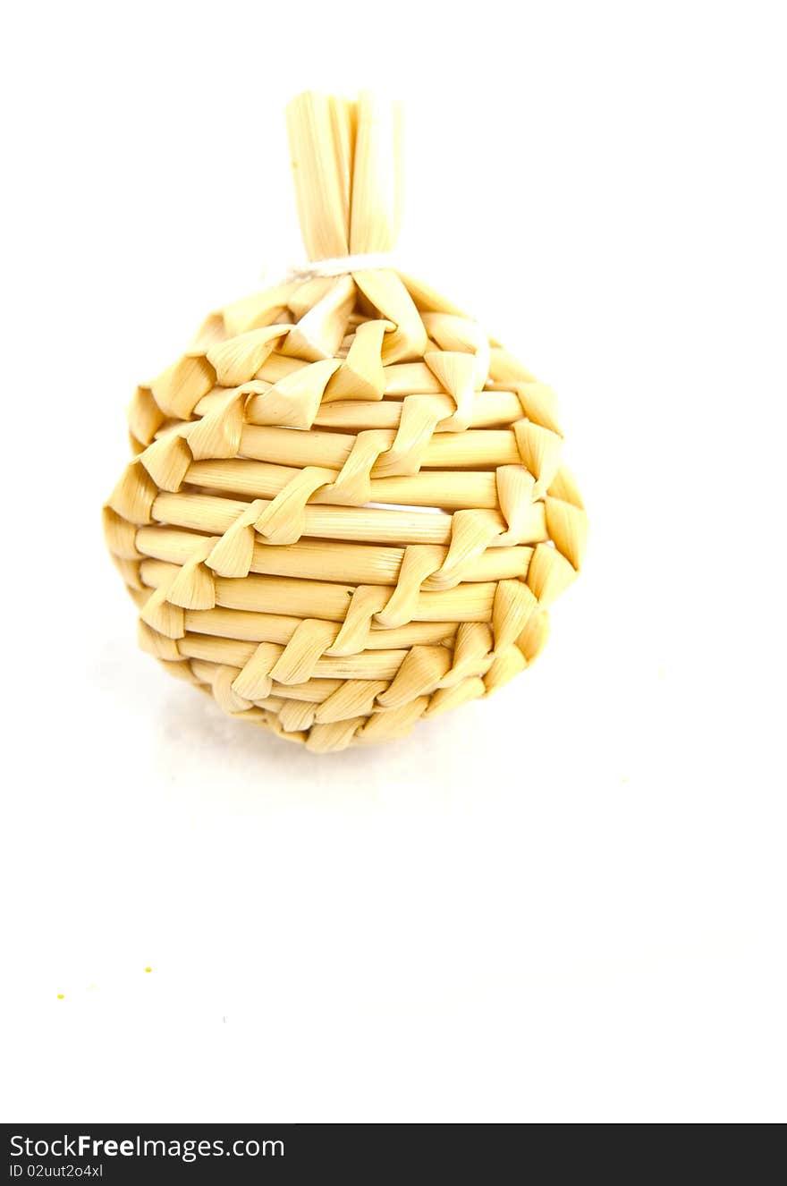 Christmas straw decoration