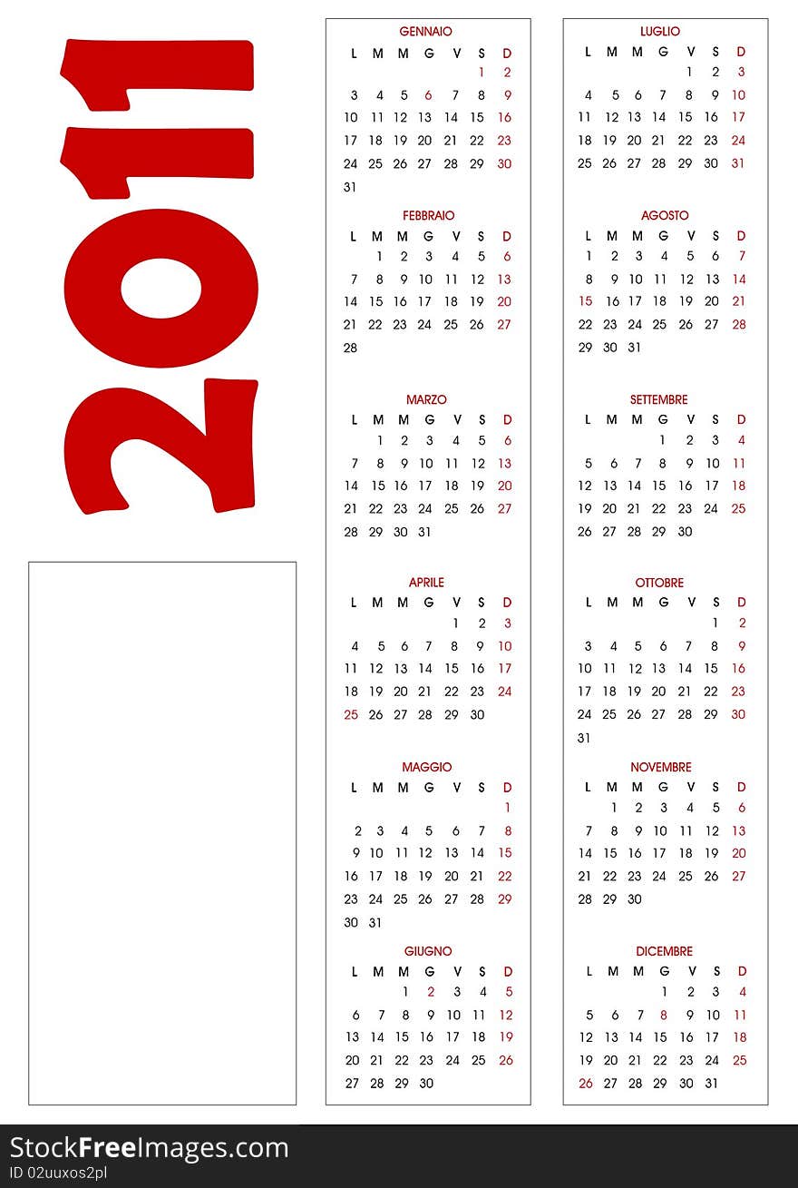 Calendar 2011