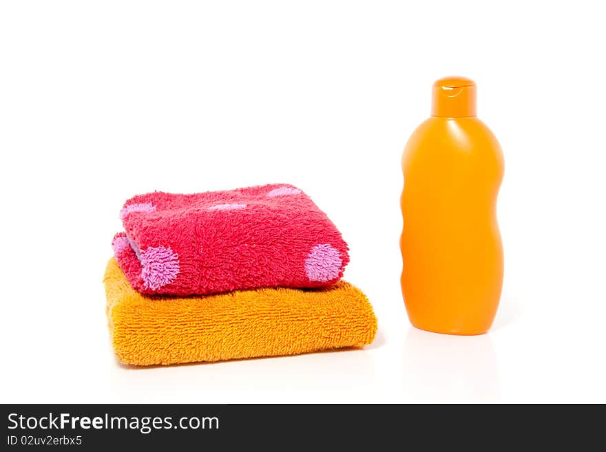 Towel And Showergel Wellness