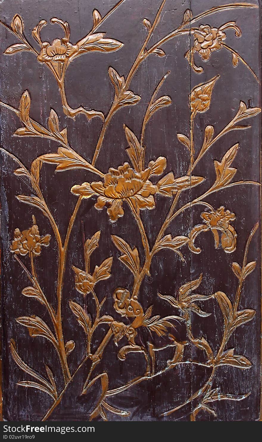 Wood texture carving background