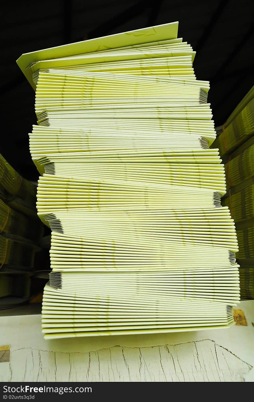 Paper stack, use to background