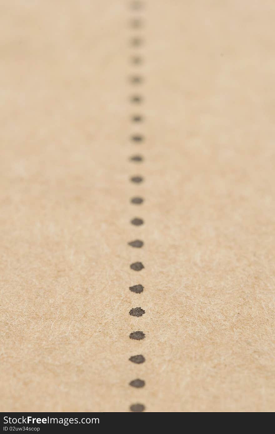 Background of Dots on the Cardboard