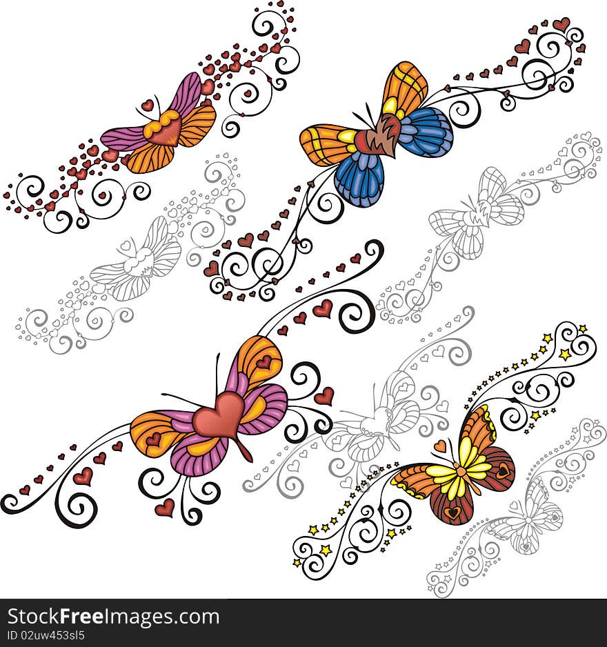 Decorative Butterflies.