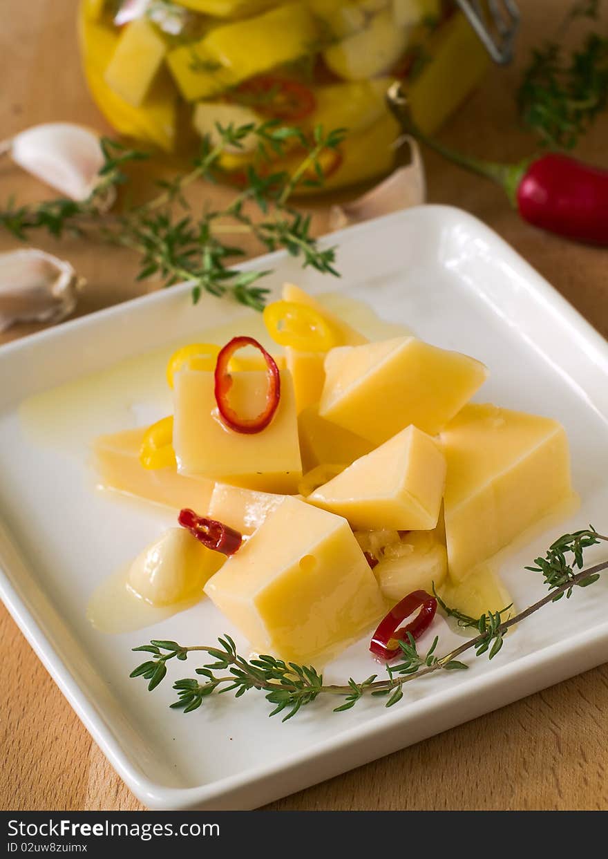 Marinated Cheese