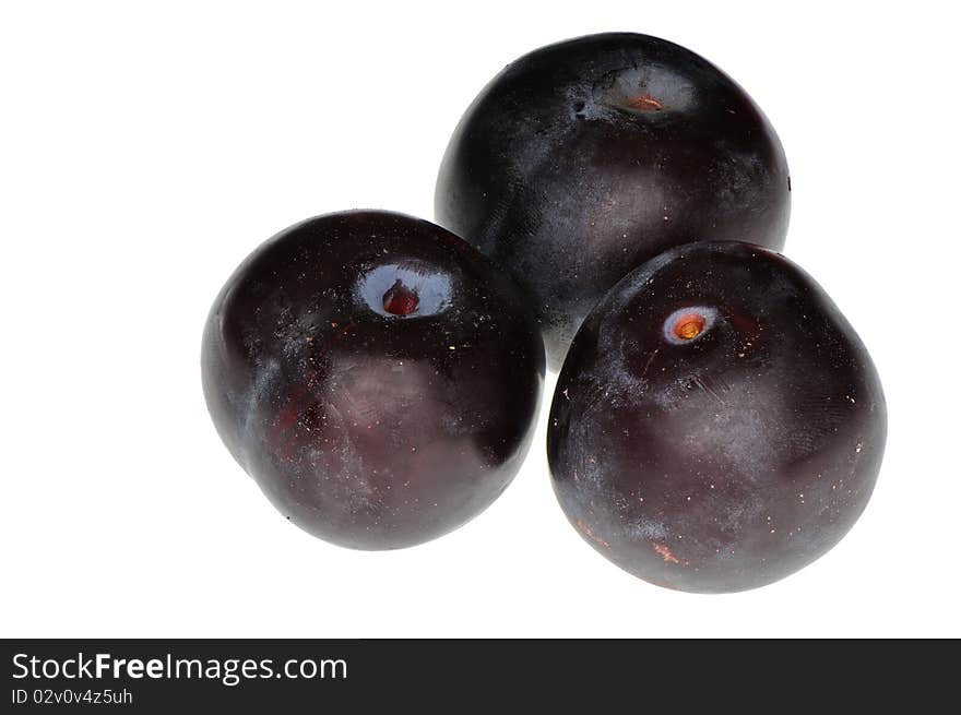 Three plums