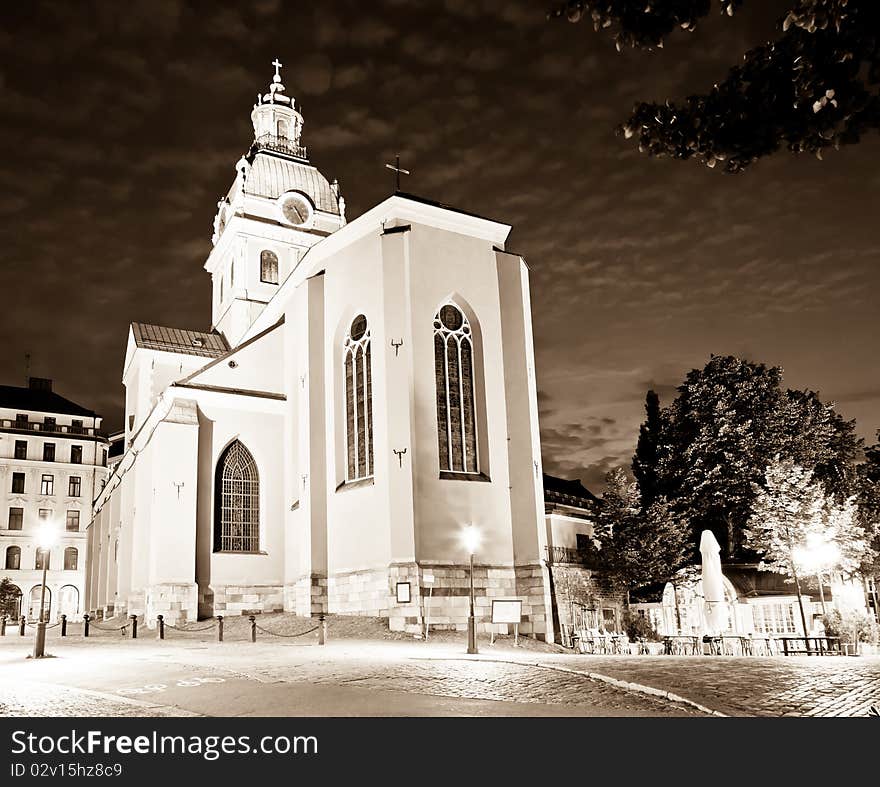 Sankt Jakobs kyrka church in stockholm