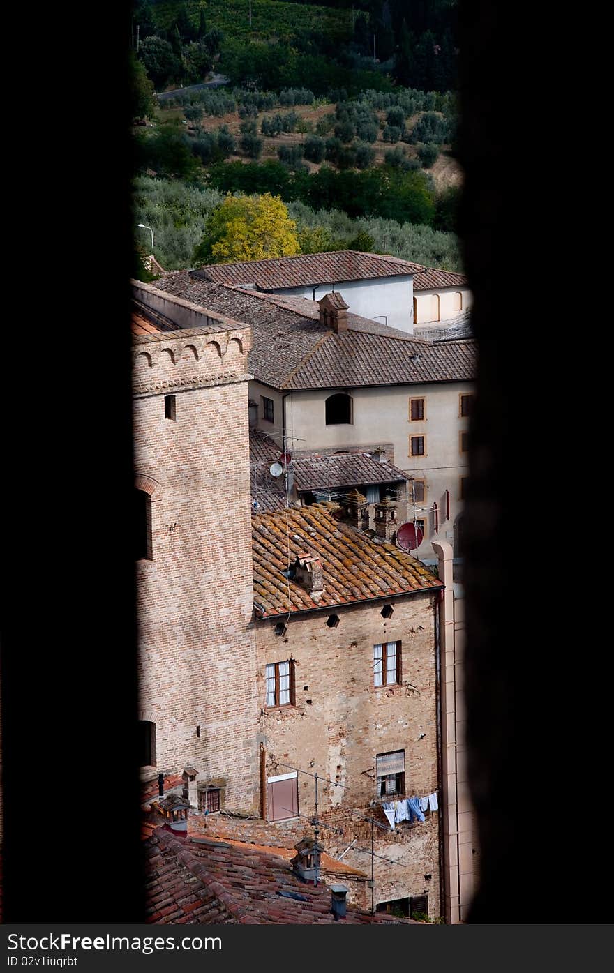 Landscape in Chianti, Tuscany, Italy. Landscape in Chianti, Tuscany, Italy