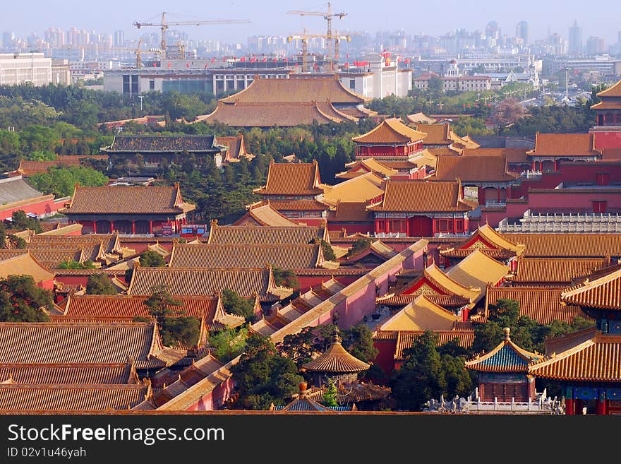 Forbidden City, Emperor's Palace, Beijing, China. The Forbidden City is a national museum now. Forbidden City, Emperor's Palace, Beijing, China. The Forbidden City is a national museum now.