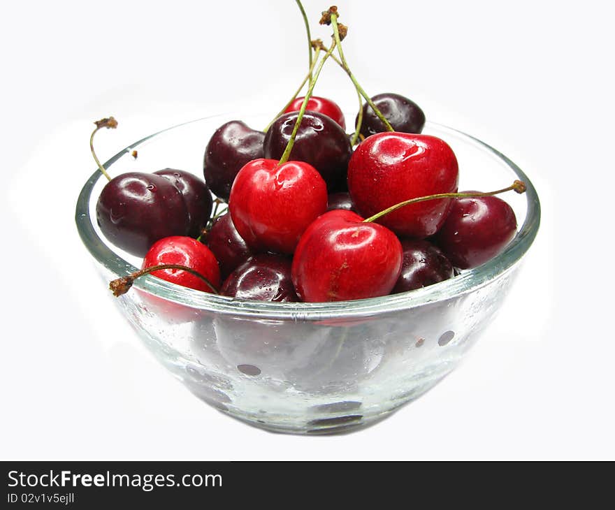 Cherry Dessert In Bowl