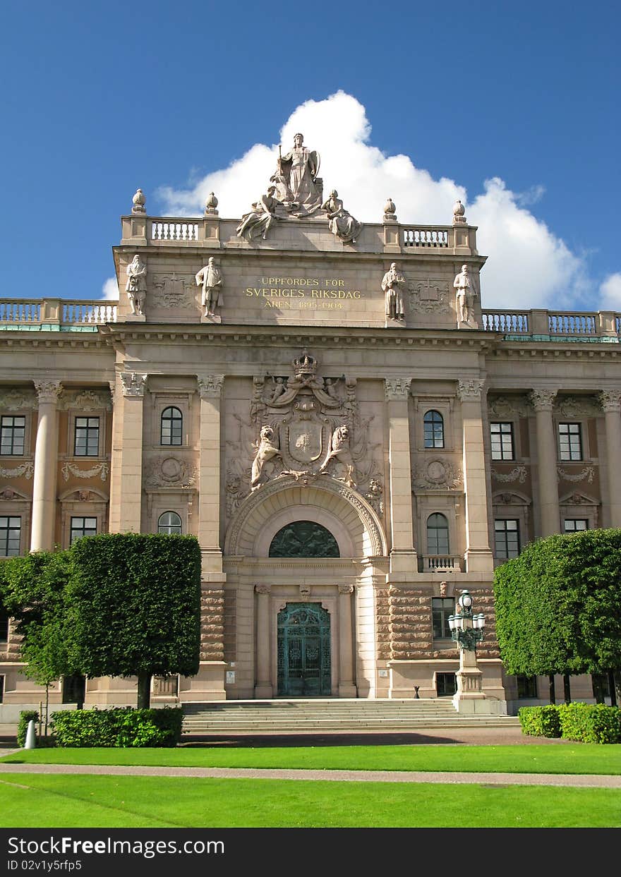 Stockholm, Sweden - city center by summer