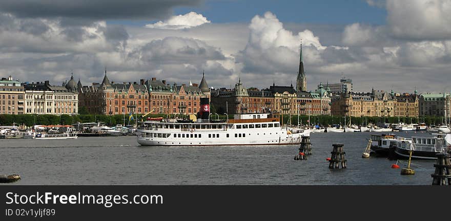 Stockholm panorama, Sweden - city center. Stockholm panorama, Sweden - city center