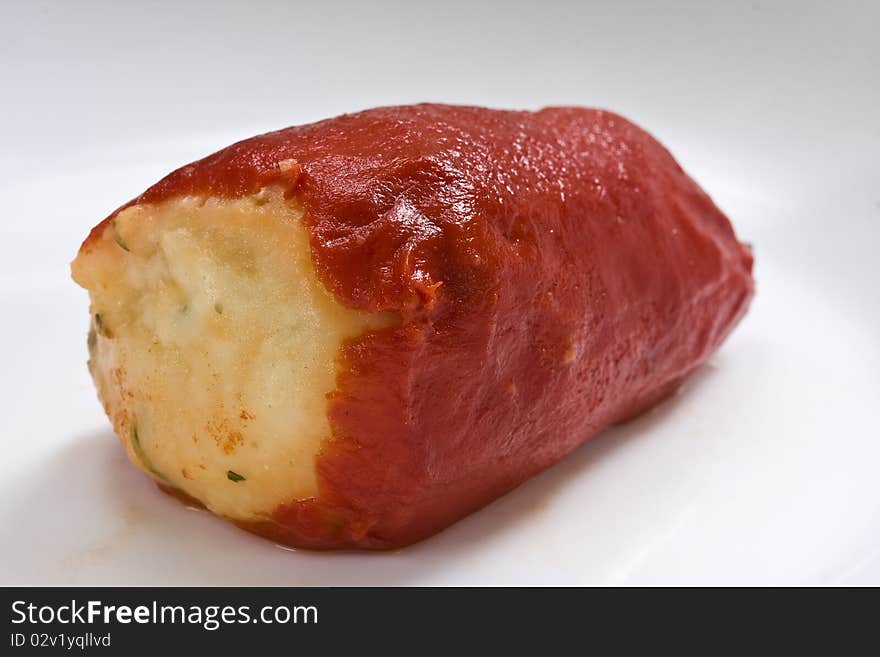 Piquillo peppers stuffed