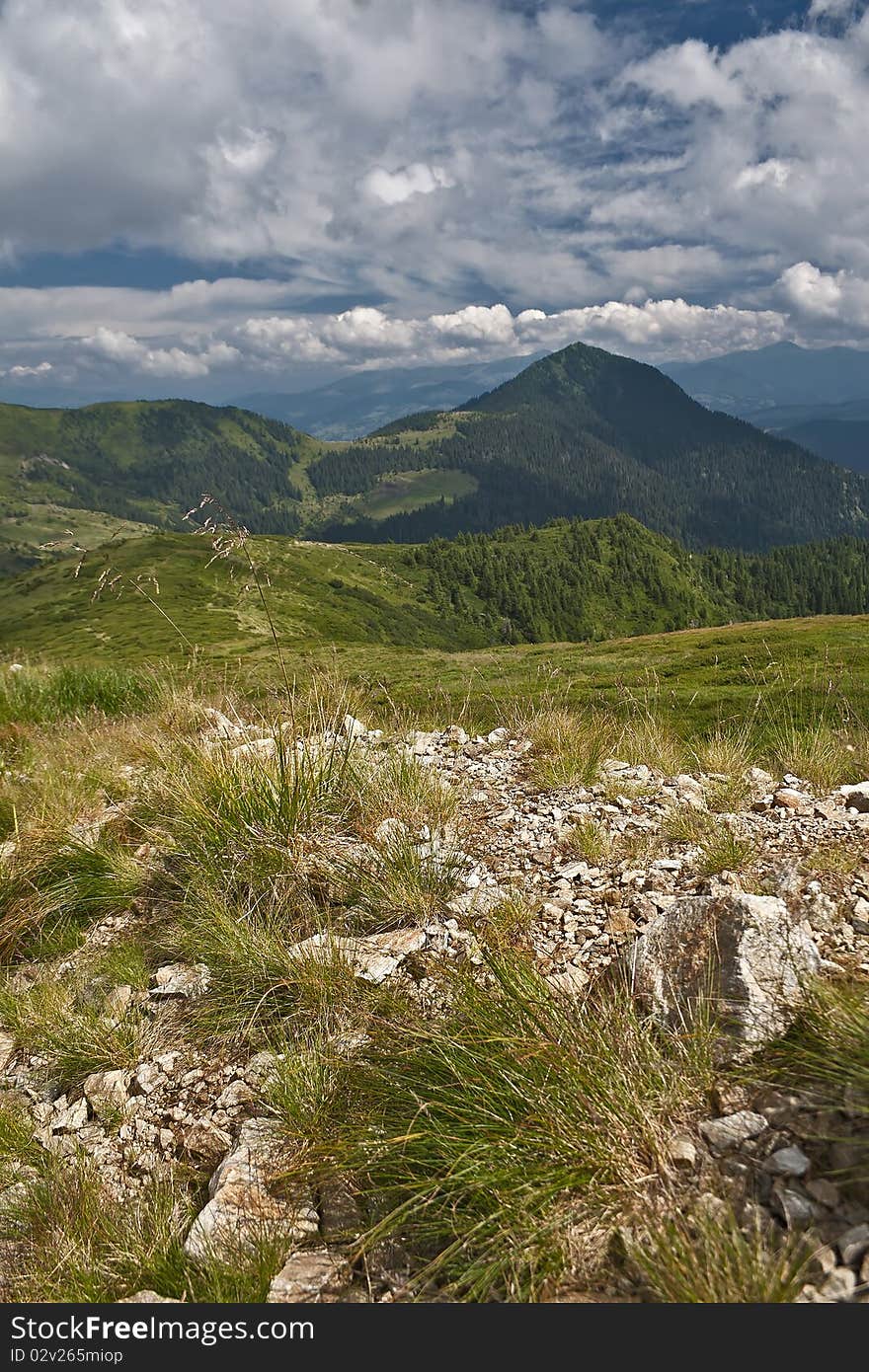 Mountains landscape