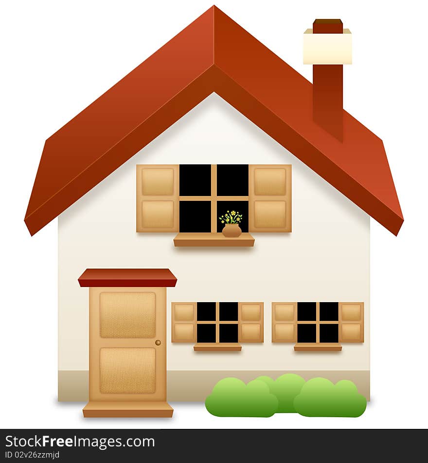 An illustration of a house. An illustration of a house