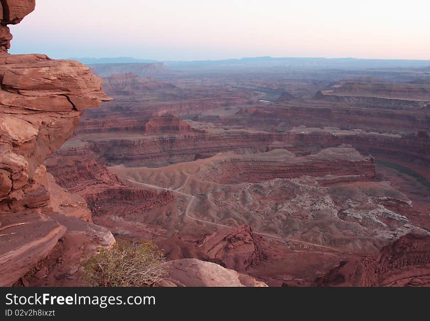 Rugged terrain in southern Utah in Dead Horse Point State Park. Rugged terrain in southern Utah in Dead Horse Point State Park