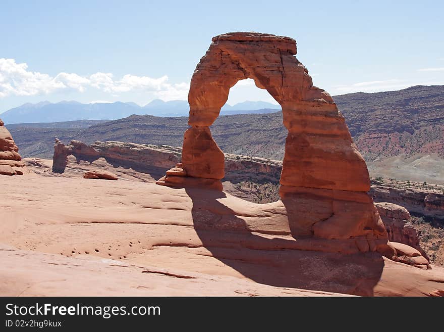 Delicate Arch In Arches National Park