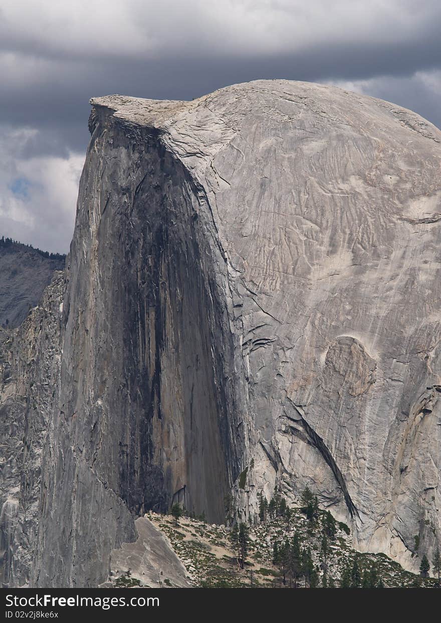 Half Dome in Yosemite National Park, California