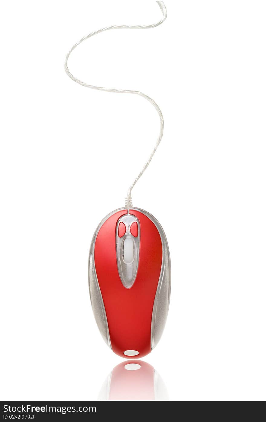 Computer mouse isolated on white