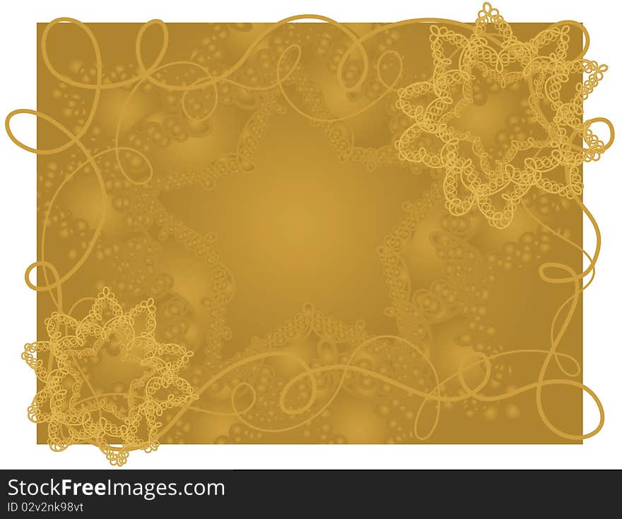 A detailed wire star background. A detailed wire star background