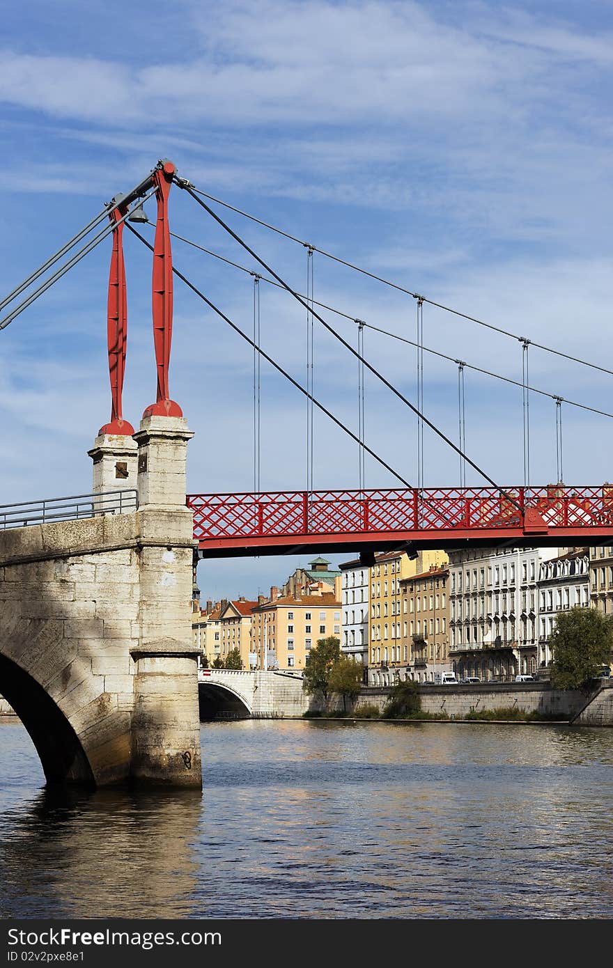 Footbridge In Lyon