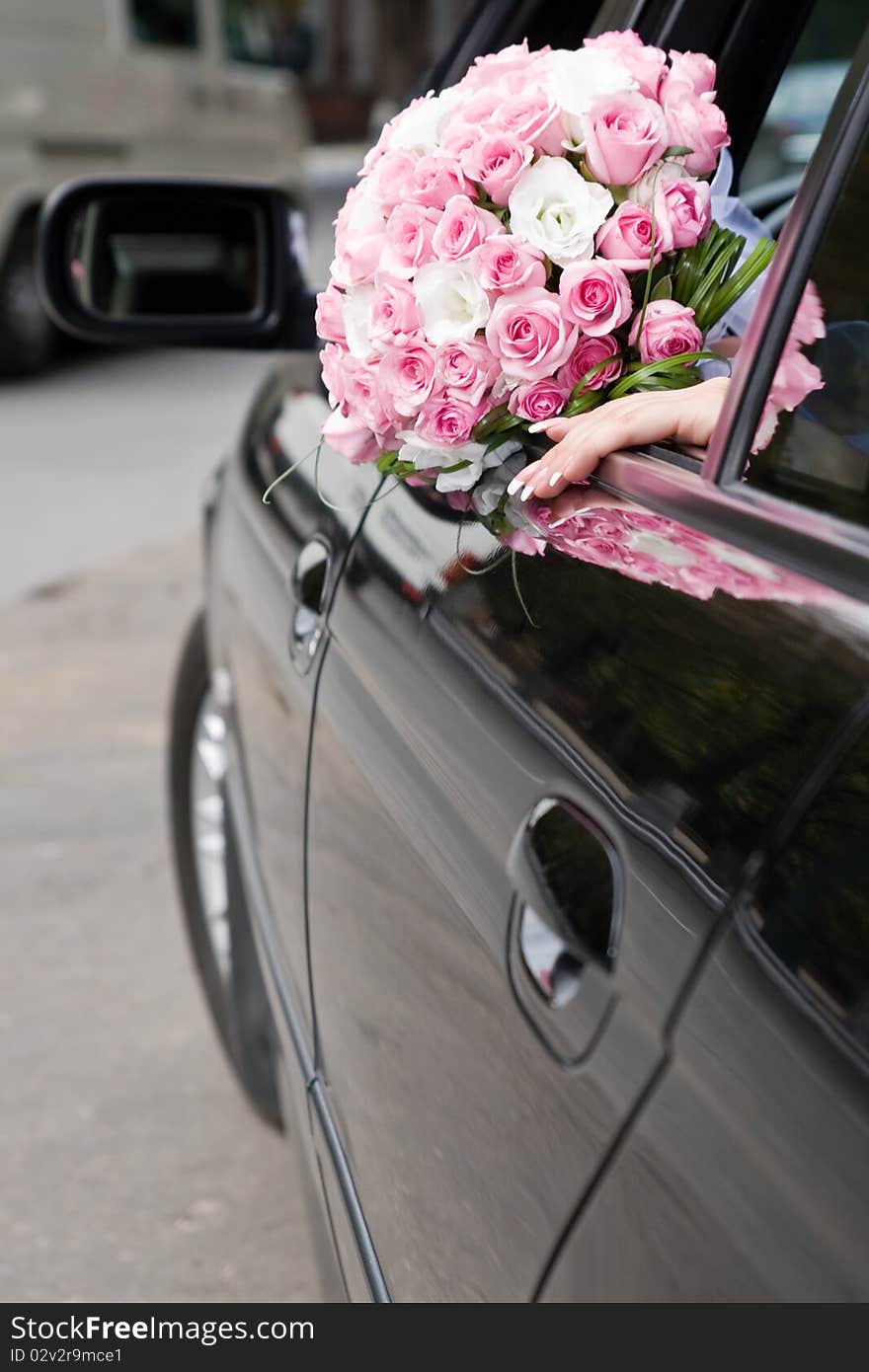 Bride Showing Her Hand Without A Ring