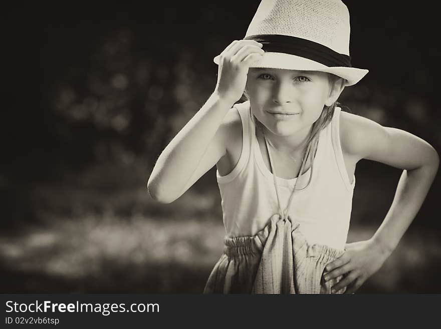 Boy in hat