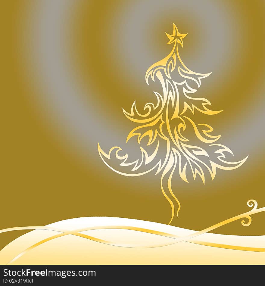 Creative gold background