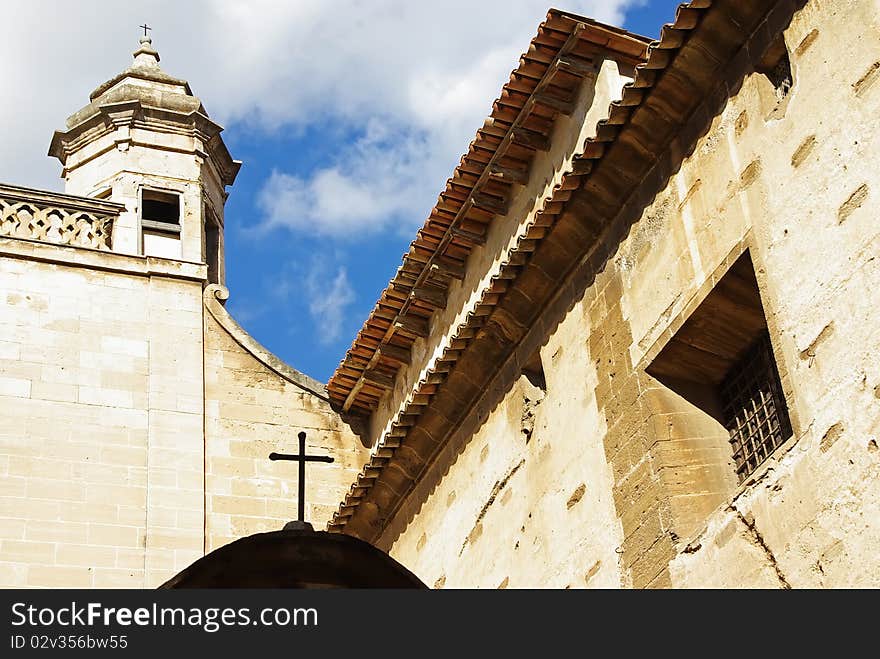 Ancient Church and nunnery in Palma de Mallorca (Spain)