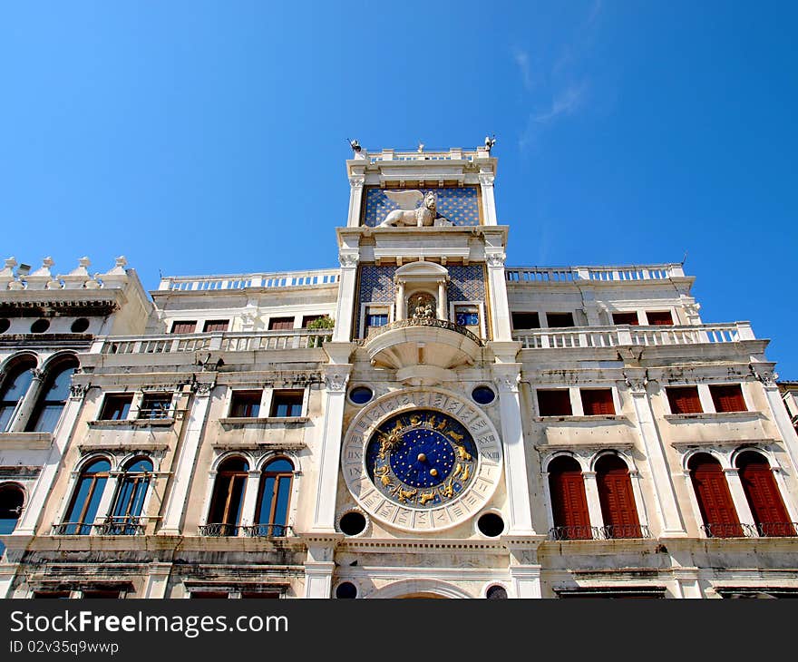 Astronomical clock at San Marco Square in Venice, Italy. Astronomical clock at San Marco Square in Venice, Italy