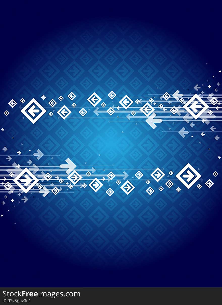 Abstract Background With Arrows