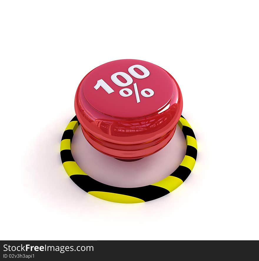 The Red Button With Percent