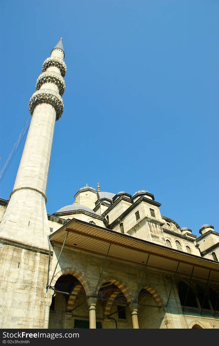 The famous eminou mosque of istanbul city. The famous eminou mosque of istanbul city