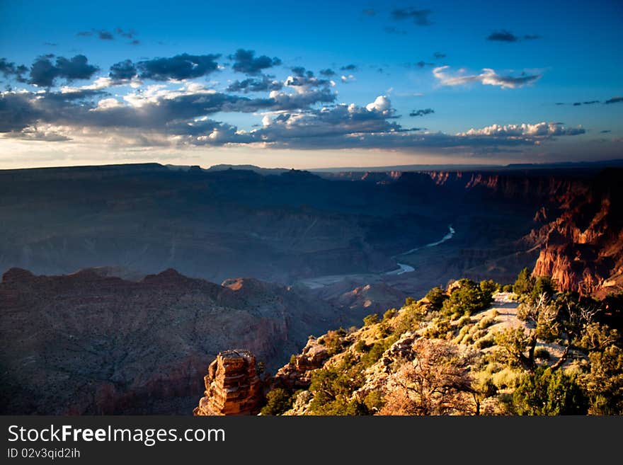 View upon the Grand Canyons