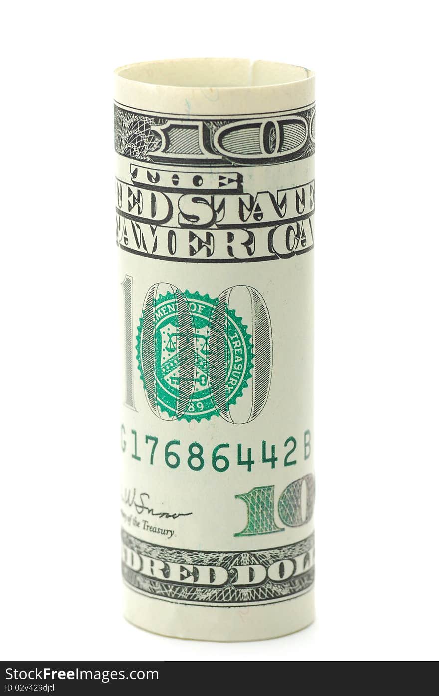 Dollar White Background