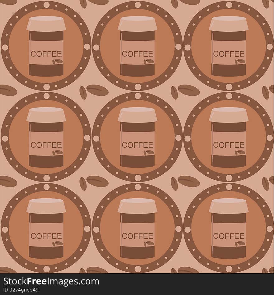 Cute coffee pattern