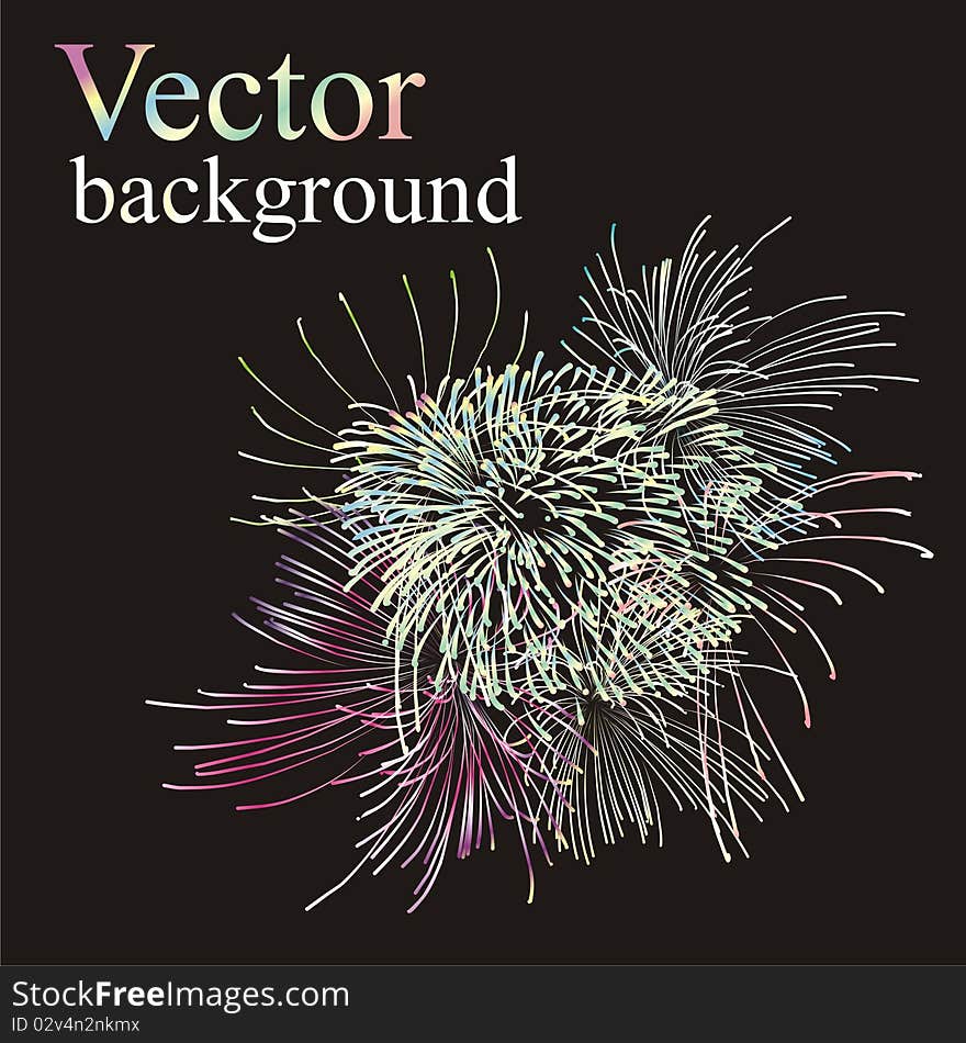 Abstract vector colorful background