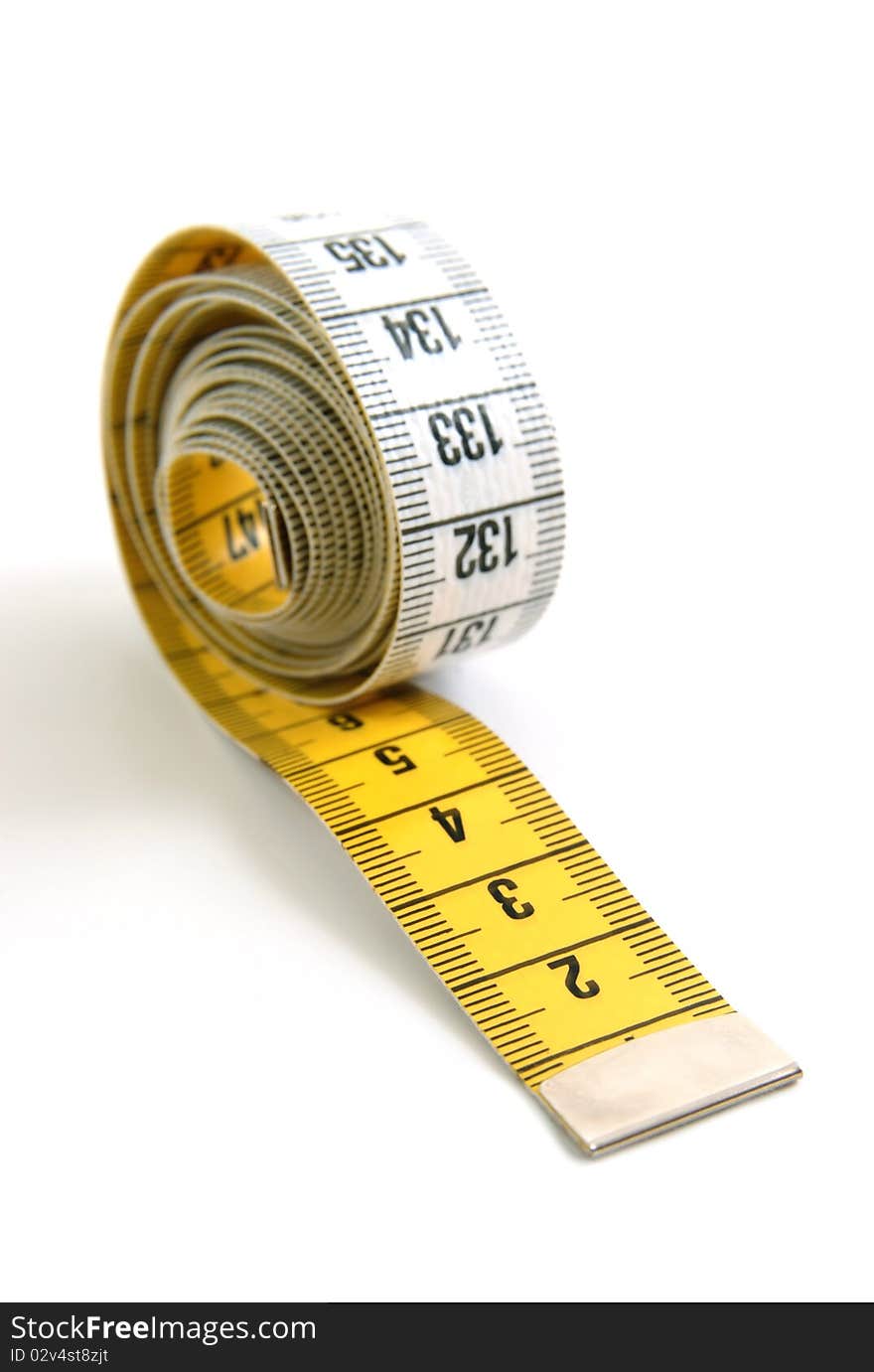 Yellow And White Measuring Tape