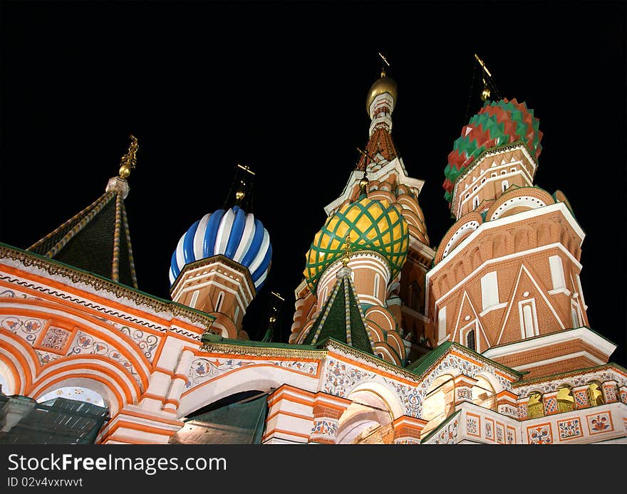 Moscow at night, Russia, Red Square