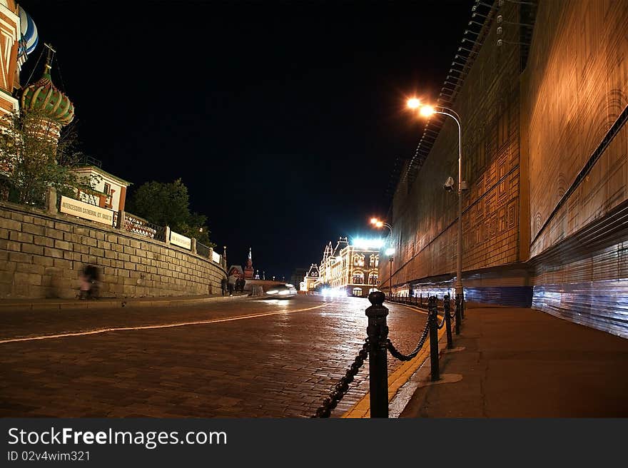 Red Square at night