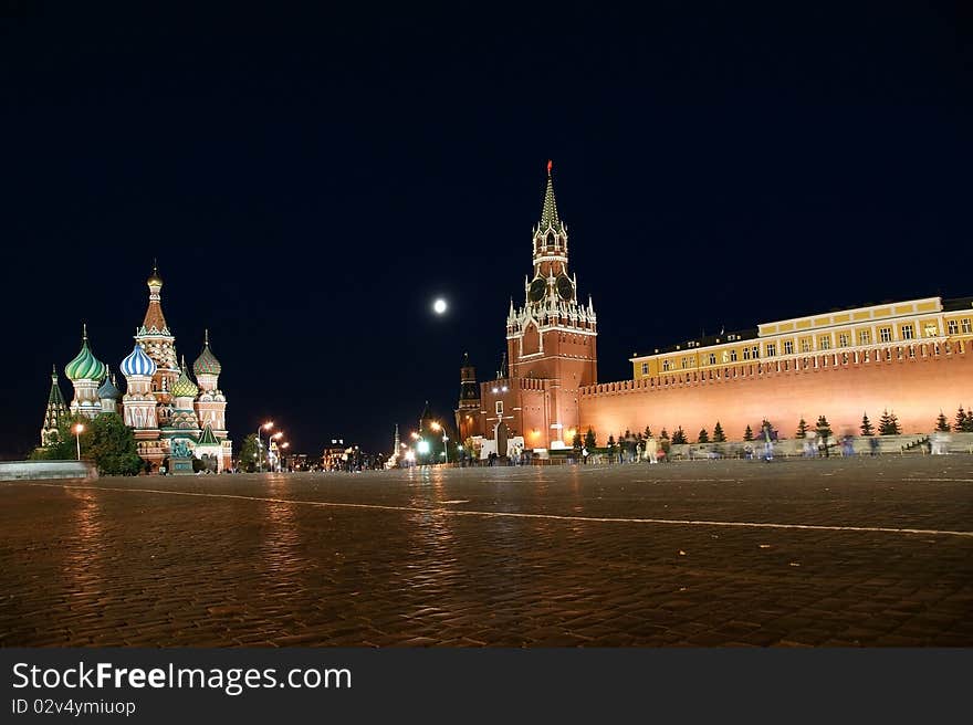 Red Square at night