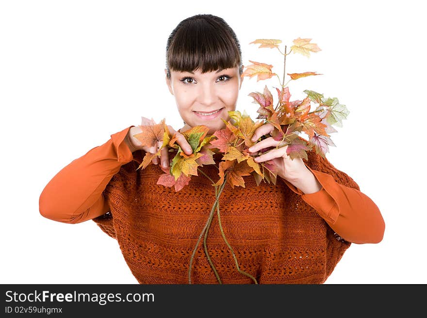 Autumn woman