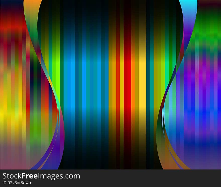 Vector abstract illustration of backgrounds with many shapes. Vector abstract illustration of backgrounds with many shapes