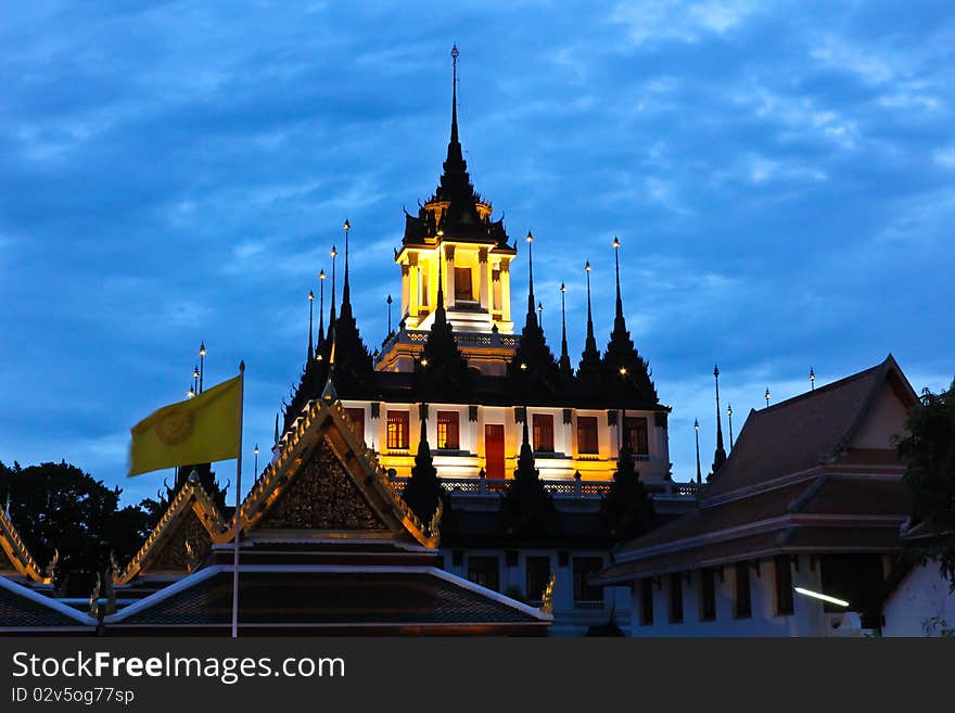 Wat rachchanadda bangkok in thailand. Wat rachchanadda bangkok in thailand